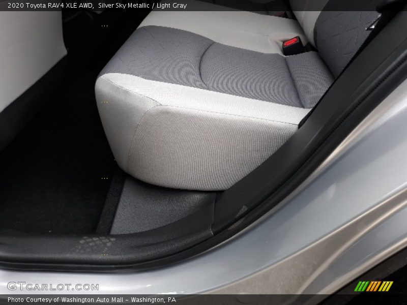 Silver Sky Metallic / Light Gray 2020 Toyota RAV4 XLE AWD
