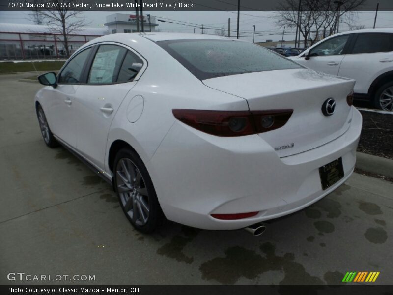 Snowflake White Pearl Mica / Black 2020 Mazda MAZDA3 Sedan
