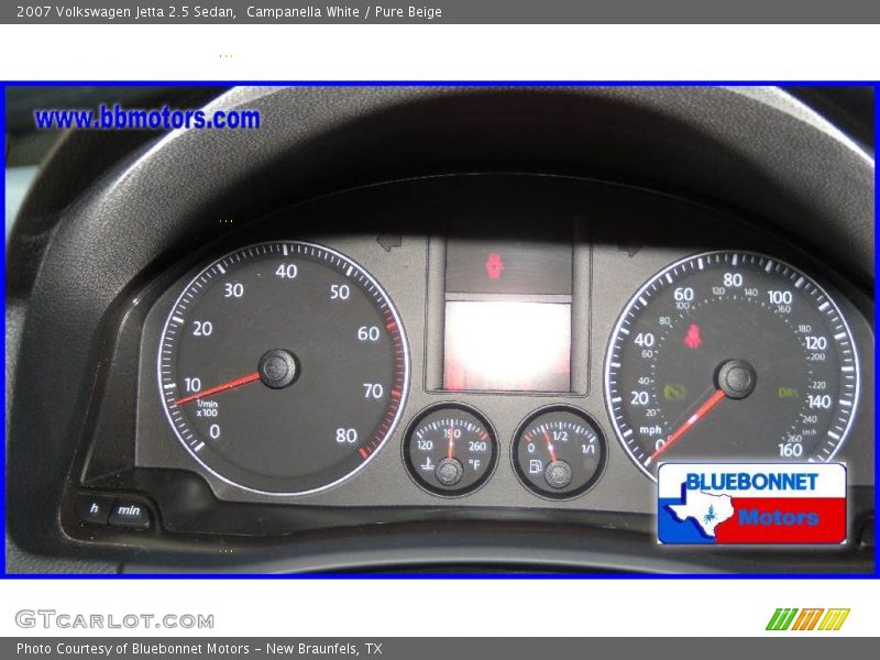 Campanella White / Pure Beige 2007 Volkswagen Jetta 2.5 Sedan