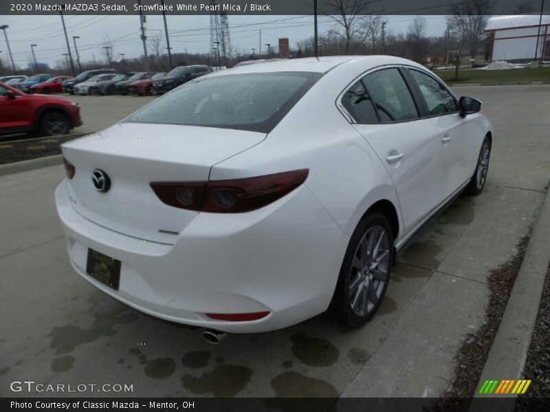 Snowflake White Pearl Mica / Black 2020 Mazda MAZDA3 Sedan