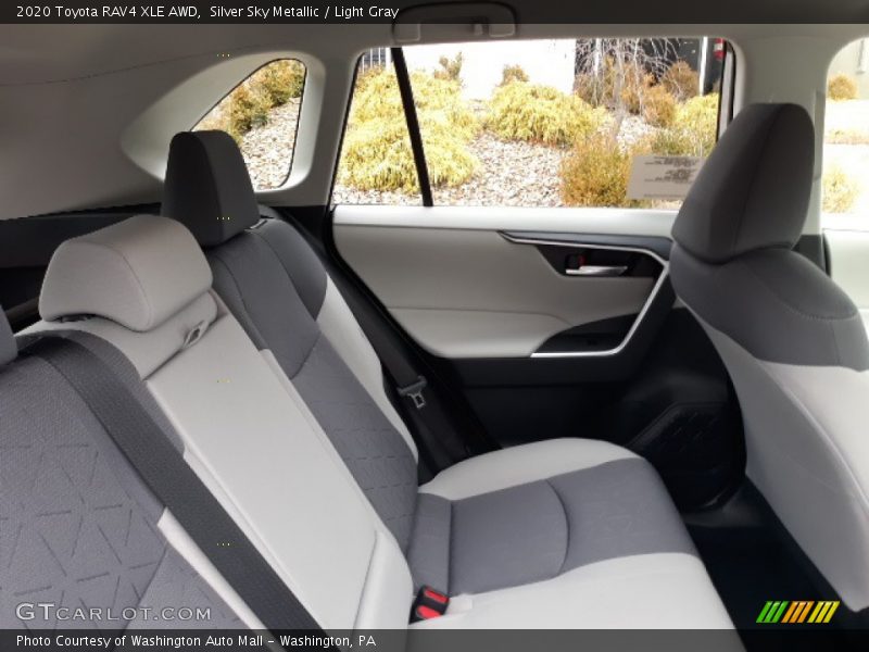 Silver Sky Metallic / Light Gray 2020 Toyota RAV4 XLE AWD