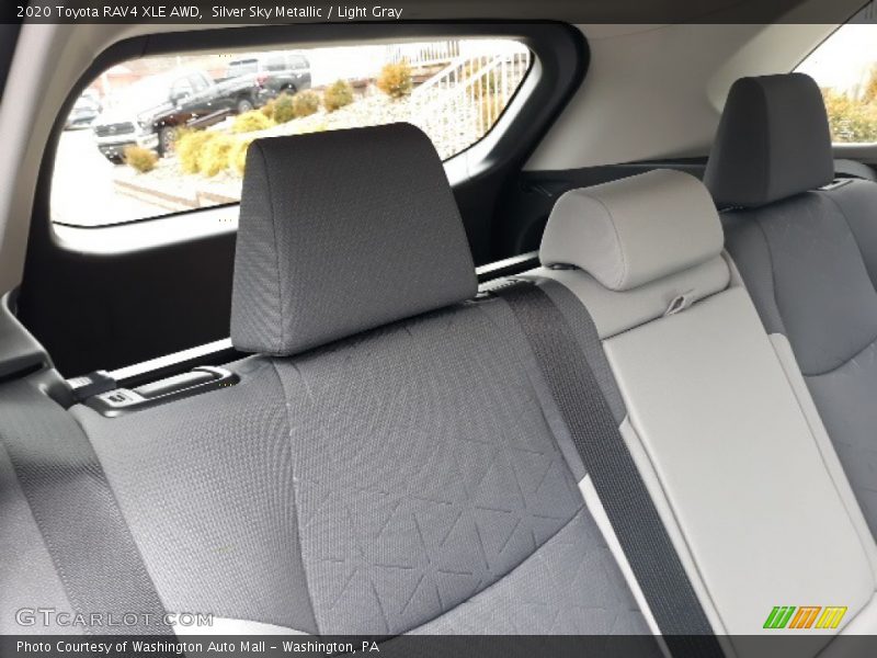 Silver Sky Metallic / Light Gray 2020 Toyota RAV4 XLE AWD