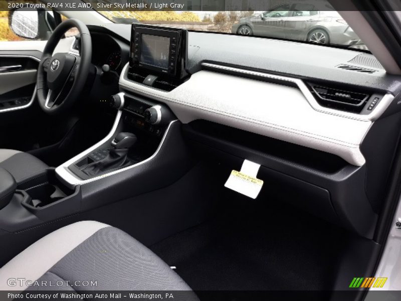 Silver Sky Metallic / Light Gray 2020 Toyota RAV4 XLE AWD