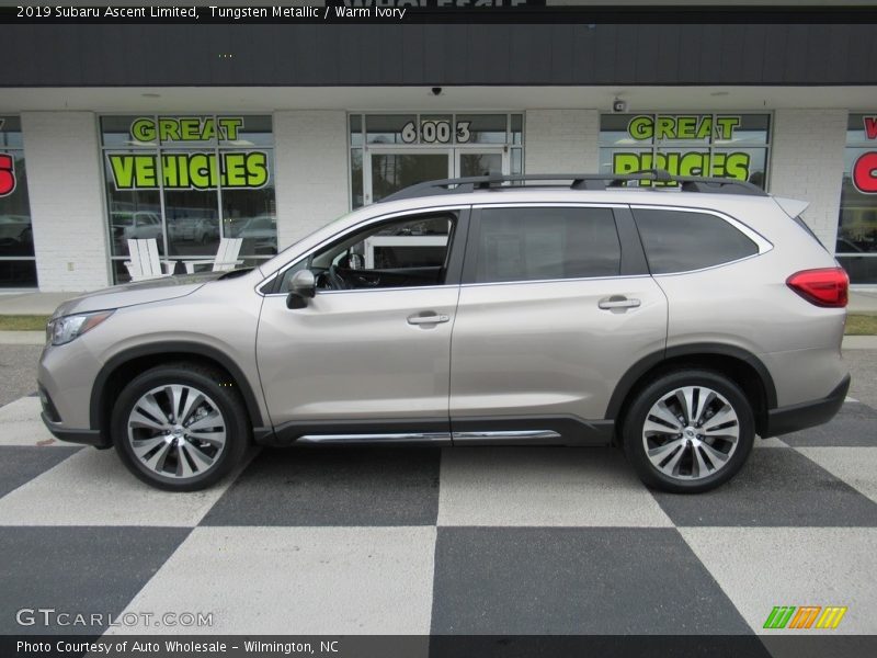 Tungsten Metallic / Warm Ivory 2019 Subaru Ascent Limited