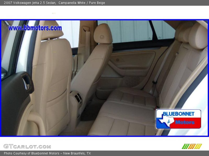 Campanella White / Pure Beige 2007 Volkswagen Jetta 2.5 Sedan