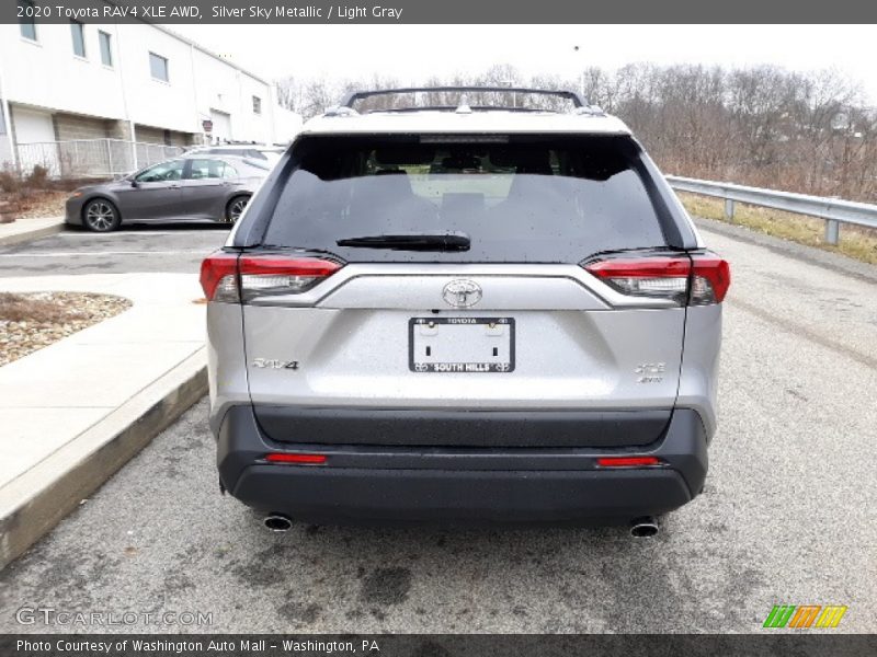 Silver Sky Metallic / Light Gray 2020 Toyota RAV4 XLE AWD