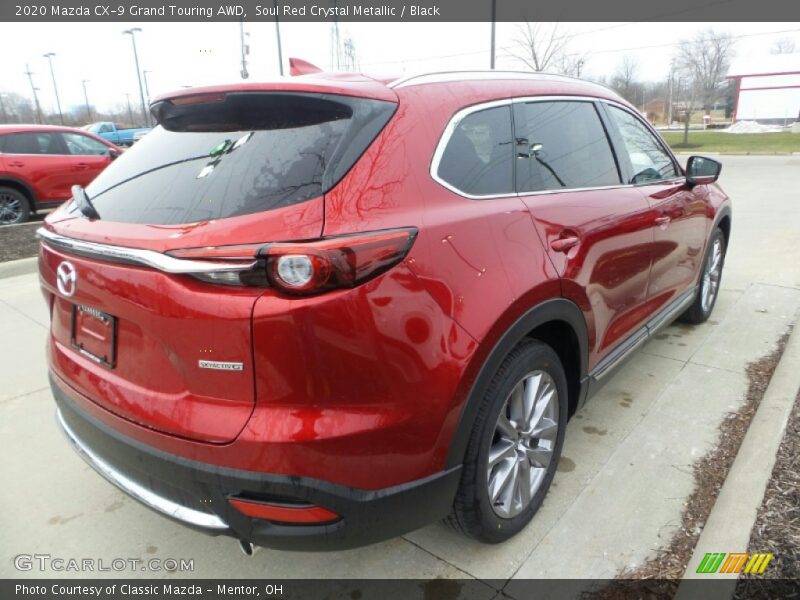 Soul Red Crystal Metallic / Black 2020 Mazda CX-9 Grand Touring AWD