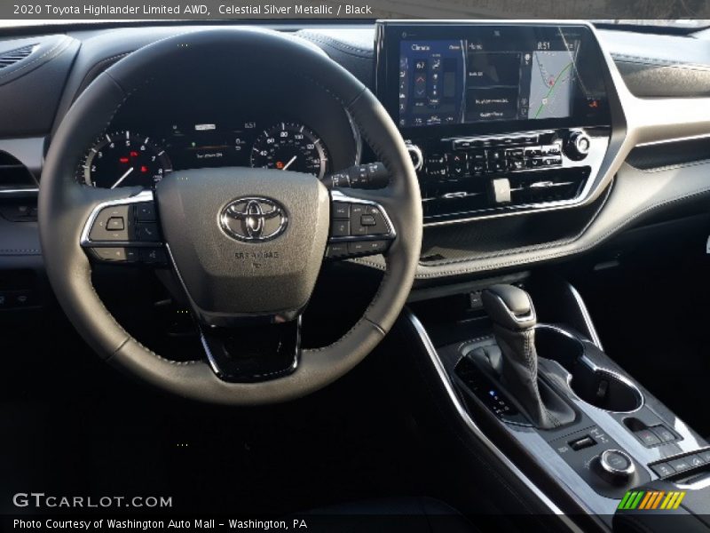 Celestial Silver Metallic / Black 2020 Toyota Highlander Limited AWD