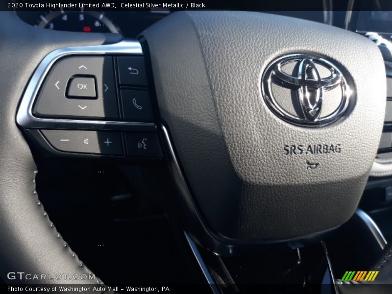 Celestial Silver Metallic / Black 2020 Toyota Highlander Limited AWD