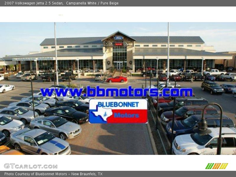 Campanella White / Pure Beige 2007 Volkswagen Jetta 2.5 Sedan