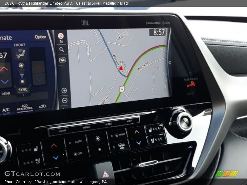 Celestial Silver Metallic / Black 2020 Toyota Highlander Limited AWD