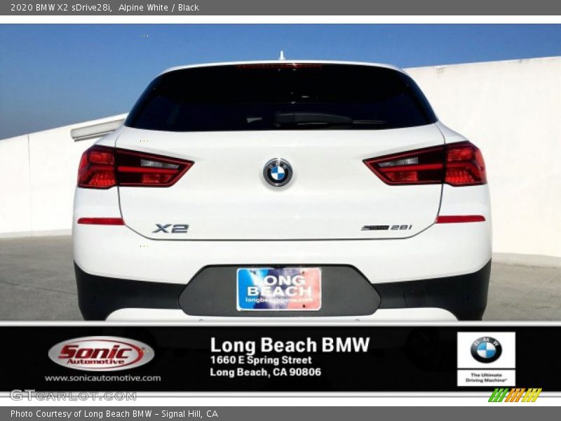 Alpine White / Black 2020 BMW X2 sDrive28i