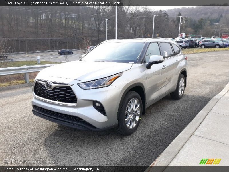 Celestial Silver Metallic / Black 2020 Toyota Highlander Limited AWD