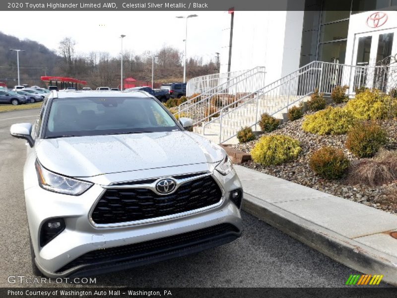 Celestial Silver Metallic / Black 2020 Toyota Highlander Limited AWD