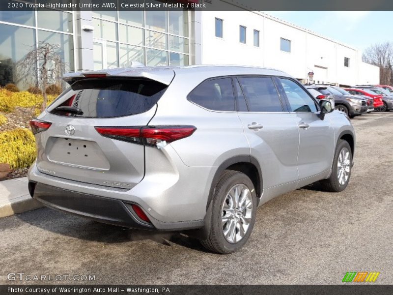Celestial Silver Metallic / Black 2020 Toyota Highlander Limited AWD