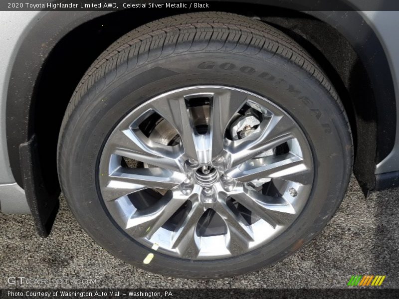 Celestial Silver Metallic / Black 2020 Toyota Highlander Limited AWD