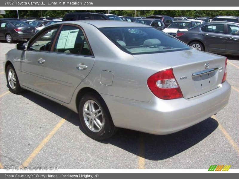 Lunar Mist Metallic / Stone 2002 Toyota Camry LE