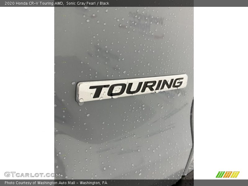 Sonic Gray Pearl / Black 2020 Honda CR-V Touring AWD