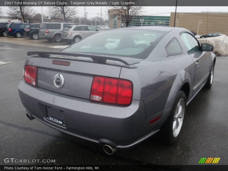 Tungsten Grey Metallic / Light Graphite 2007 Ford Mustang GT Deluxe Coupe