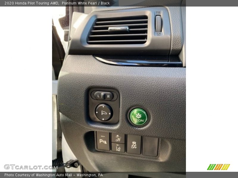 Platinum White Pearl / Black 2020 Honda Pilot Touring AWD