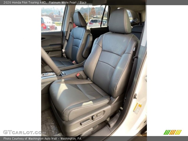 Platinum White Pearl / Black 2020 Honda Pilot Touring AWD