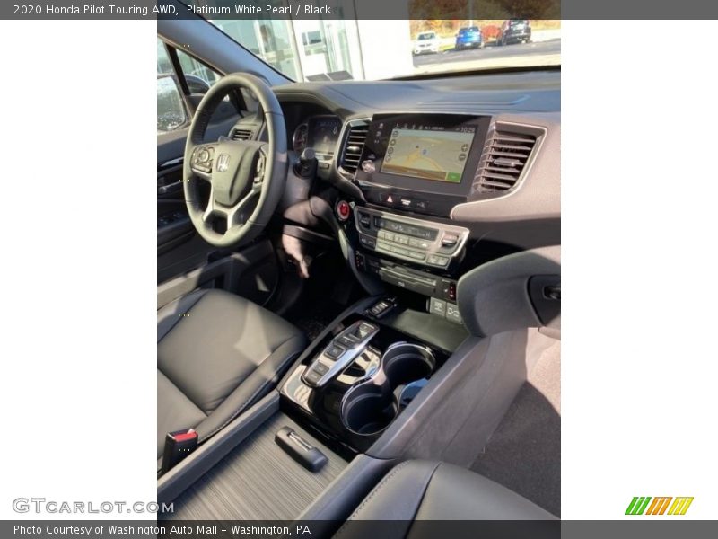 Platinum White Pearl / Black 2020 Honda Pilot Touring AWD