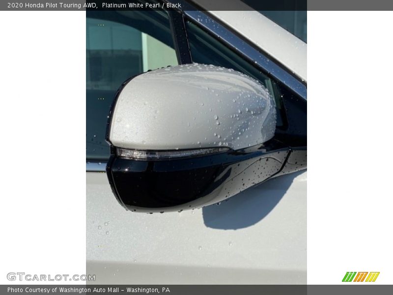 Platinum White Pearl / Black 2020 Honda Pilot Touring AWD