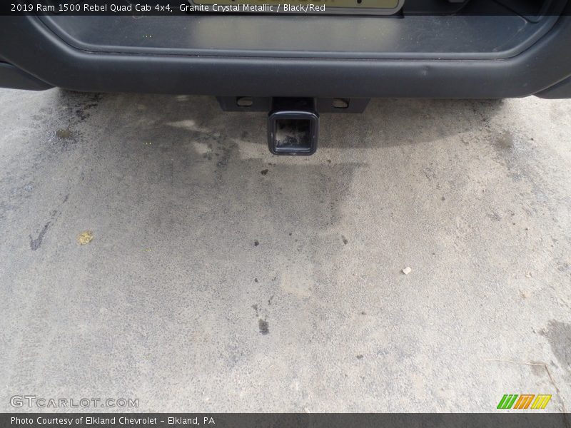 Granite Crystal Metallic / Black/Red 2019 Ram 1500 Rebel Quad Cab 4x4