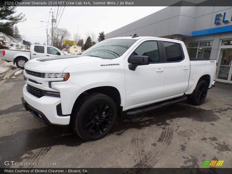 Summit White / Jet Black 2020 Chevrolet Silverado 1500 RST Crew Cab 4x4