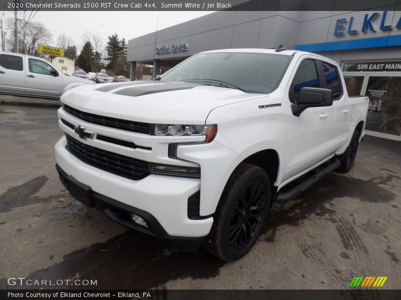 Summit White / Jet Black 2020 Chevrolet Silverado 1500 RST Crew Cab 4x4