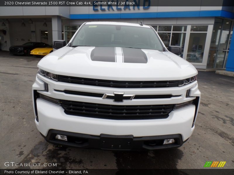 Summit White / Jet Black 2020 Chevrolet Silverado 1500 RST Crew Cab 4x4