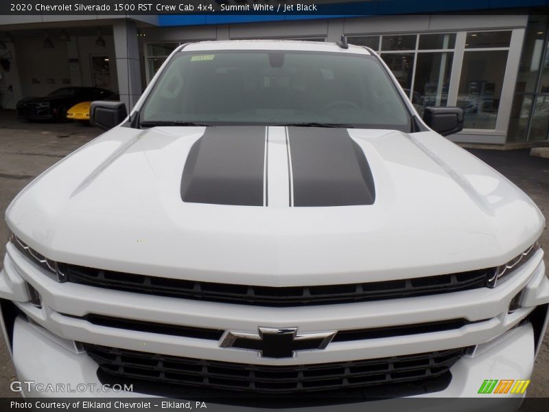 Summit White / Jet Black 2020 Chevrolet Silverado 1500 RST Crew Cab 4x4