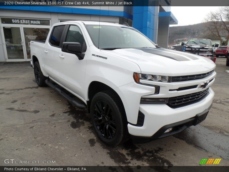 Summit White / Jet Black 2020 Chevrolet Silverado 1500 RST Crew Cab 4x4