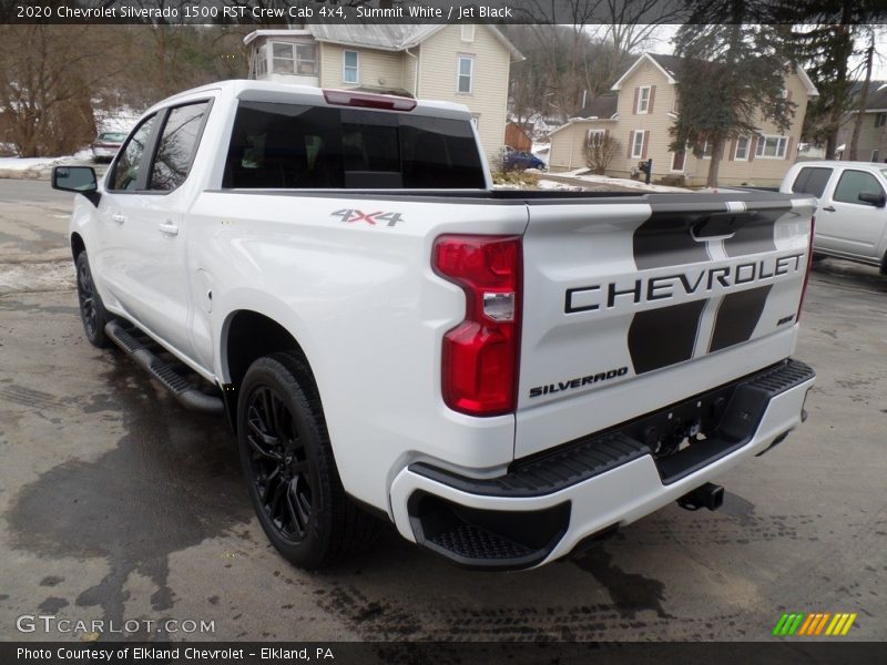 Summit White / Jet Black 2020 Chevrolet Silverado 1500 RST Crew Cab 4x4