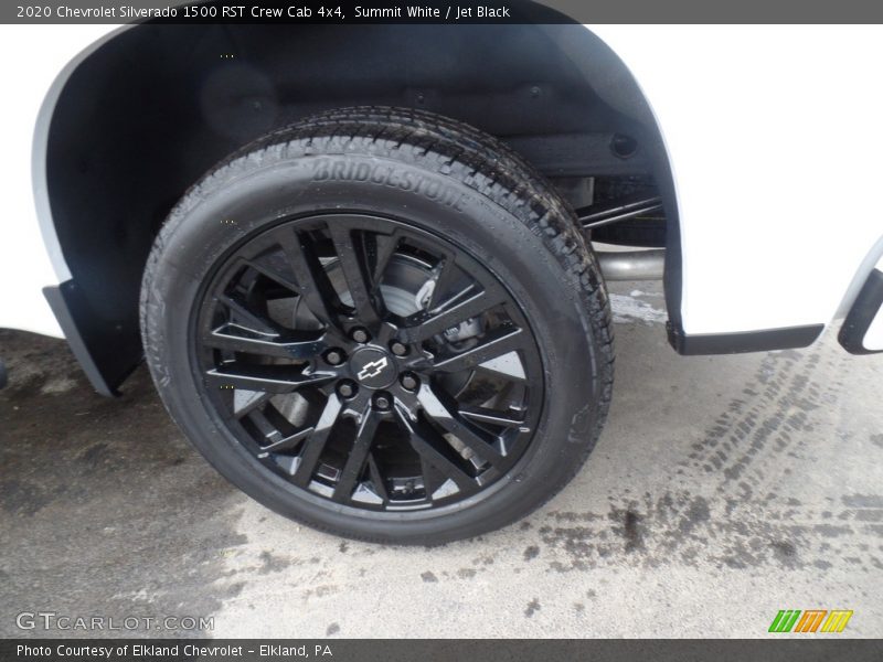 Summit White / Jet Black 2020 Chevrolet Silverado 1500 RST Crew Cab 4x4