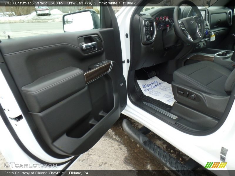Summit White / Jet Black 2020 Chevrolet Silverado 1500 RST Crew Cab 4x4