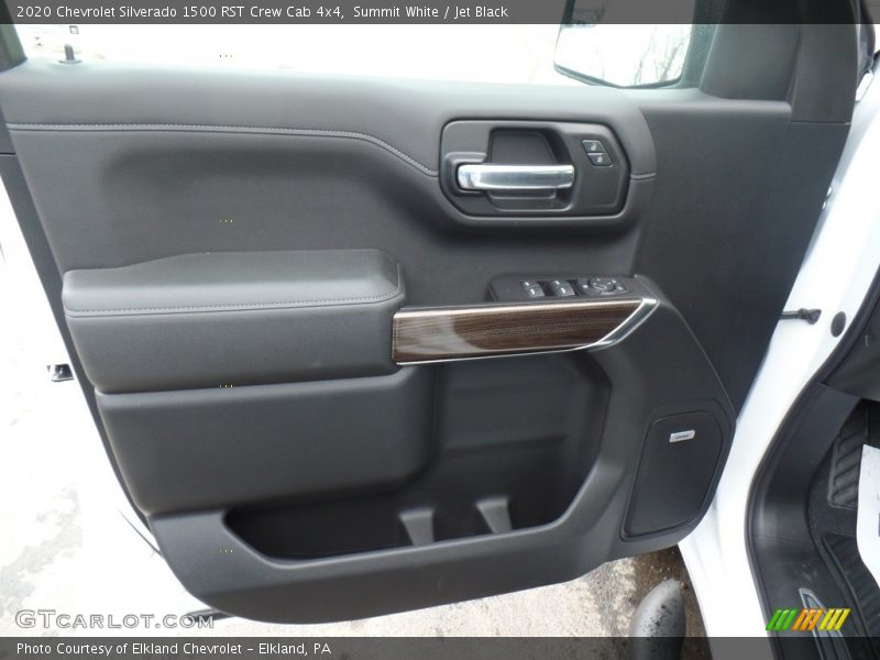 Summit White / Jet Black 2020 Chevrolet Silverado 1500 RST Crew Cab 4x4