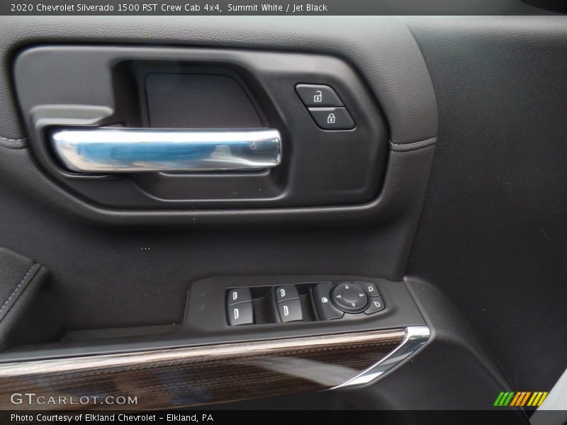 Summit White / Jet Black 2020 Chevrolet Silverado 1500 RST Crew Cab 4x4