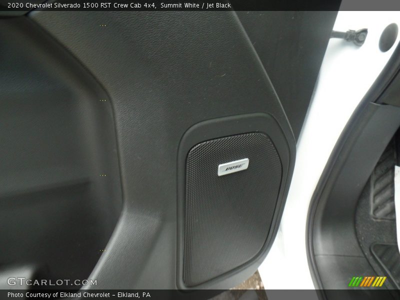 Summit White / Jet Black 2020 Chevrolet Silverado 1500 RST Crew Cab 4x4