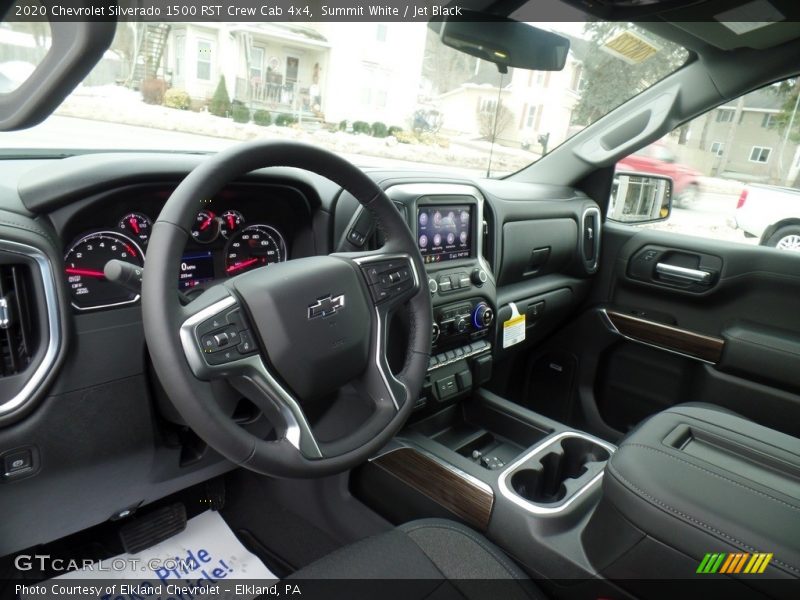 Summit White / Jet Black 2020 Chevrolet Silverado 1500 RST Crew Cab 4x4