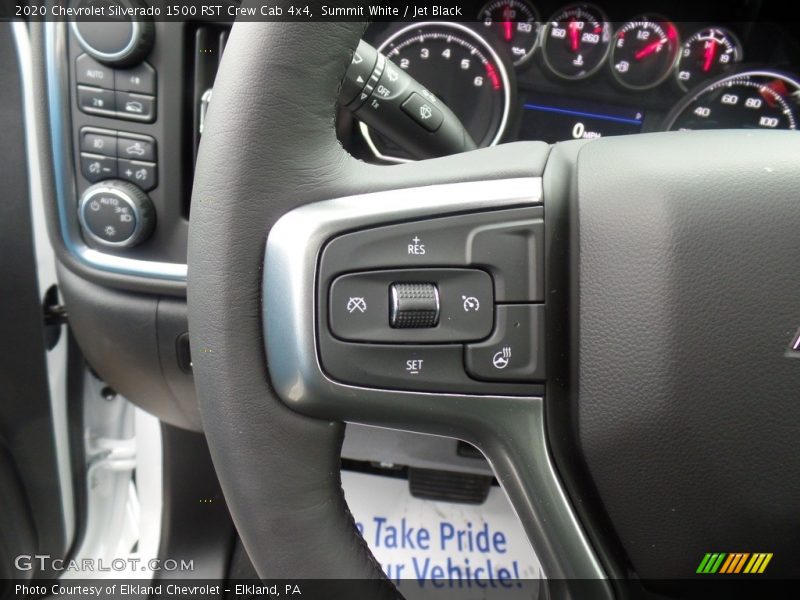 Summit White / Jet Black 2020 Chevrolet Silverado 1500 RST Crew Cab 4x4