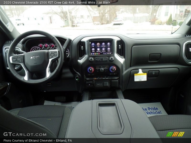 Summit White / Jet Black 2020 Chevrolet Silverado 1500 RST Crew Cab 4x4