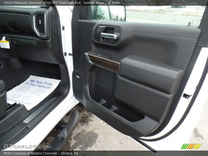 Summit White / Jet Black 2020 Chevrolet Silverado 1500 RST Crew Cab 4x4