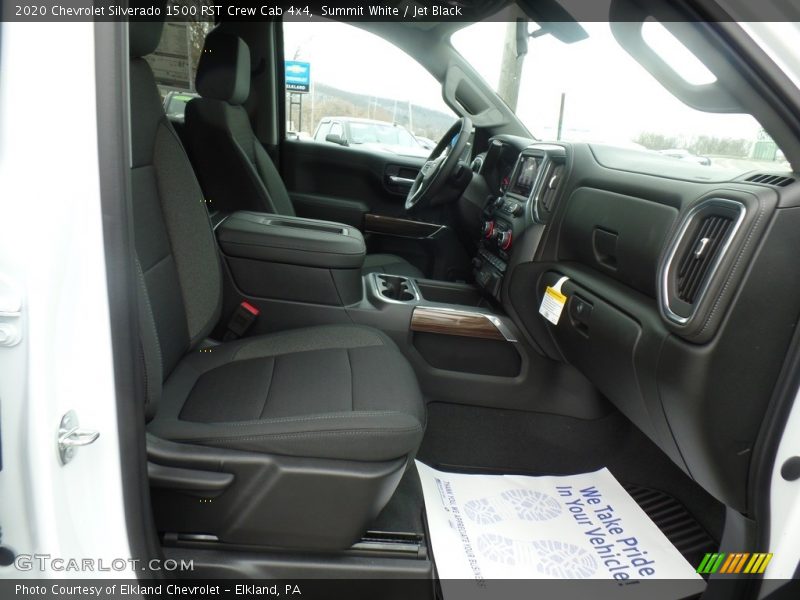Summit White / Jet Black 2020 Chevrolet Silverado 1500 RST Crew Cab 4x4