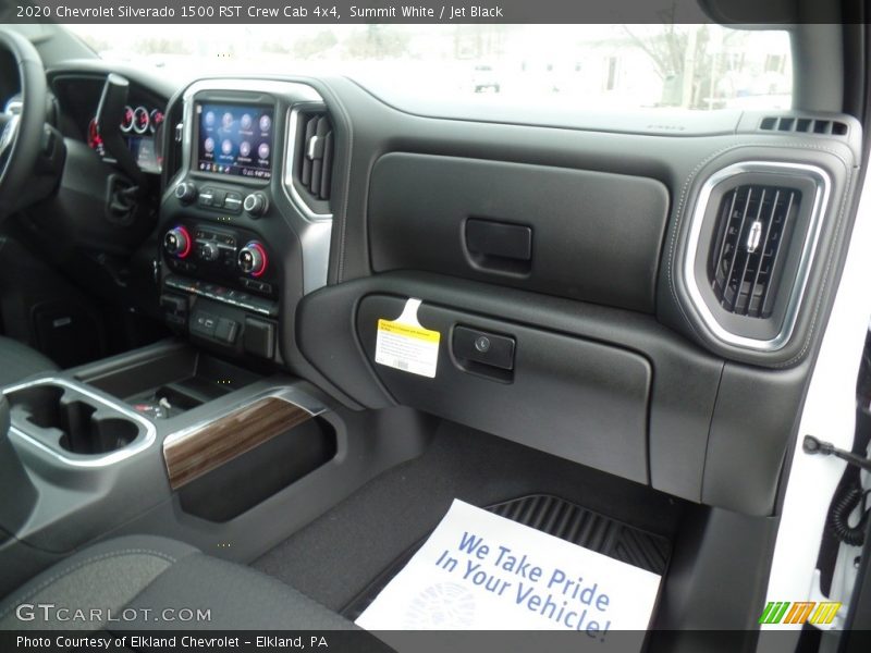 Summit White / Jet Black 2020 Chevrolet Silverado 1500 RST Crew Cab 4x4