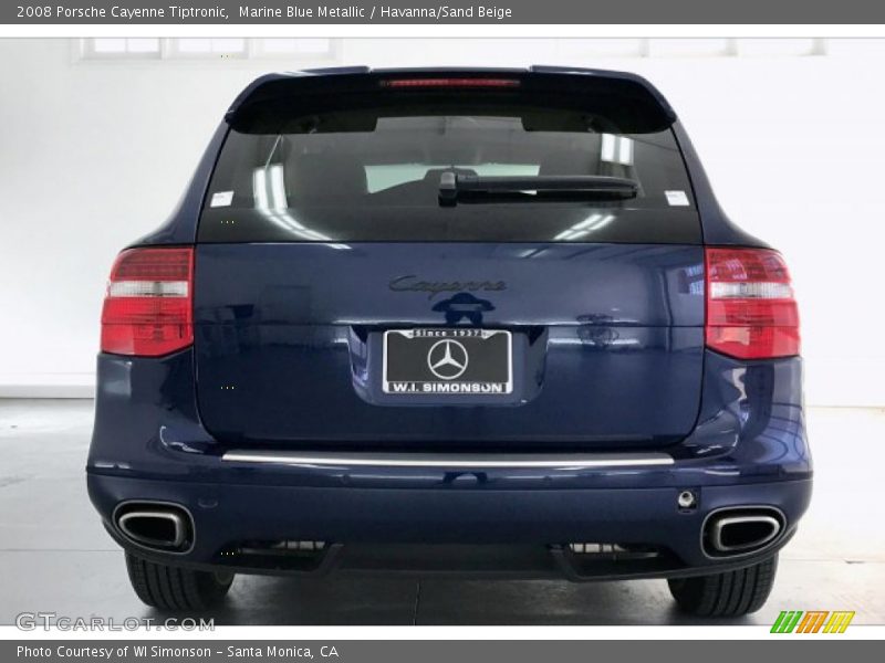 Marine Blue Metallic / Havanna/Sand Beige 2008 Porsche Cayenne Tiptronic