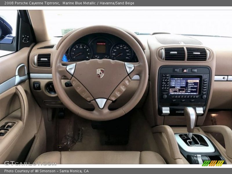 Marine Blue Metallic / Havanna/Sand Beige 2008 Porsche Cayenne Tiptronic