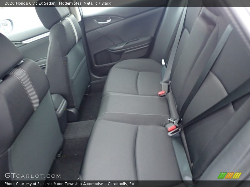 Modern Steel Metallic / Black 2020 Honda Civic EX Sedan