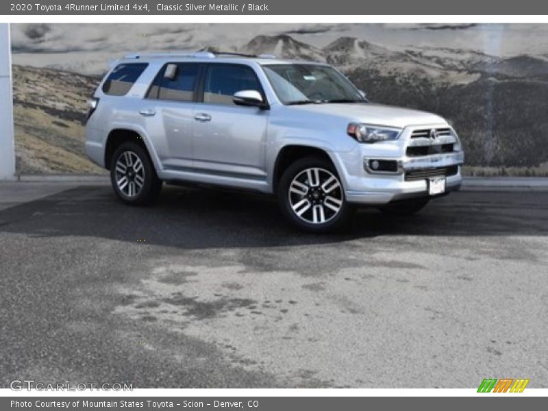 Classic Silver Metallic / Black 2020 Toyota 4Runner Limited 4x4