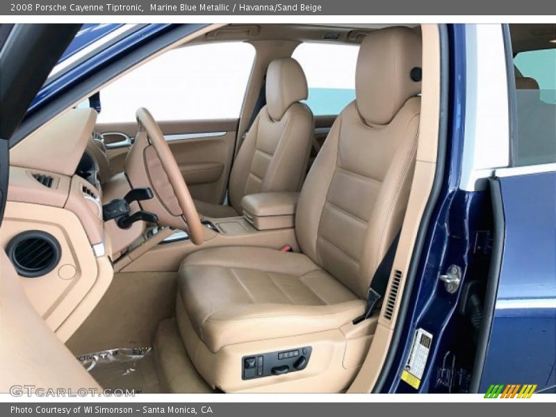 Marine Blue Metallic / Havanna/Sand Beige 2008 Porsche Cayenne Tiptronic